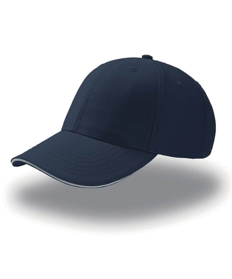 Cappellini baseball Atlantis Sport Sandwich ATSPSA 40 CAPPELLINI-BASEBALL-PERSONALIZZATI-ATLANTIS-ATSPSA-navy-bianco