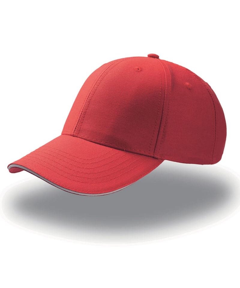 Cappellini baseball Atlantis Sport Sandwich ATSPSA 30 CAPPELLINI-BASEBALL-PERSONALIZZATI-ATLANTIS-ATSPSA-rosso-bianco