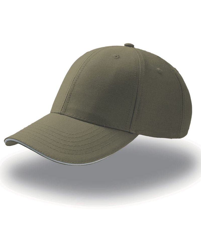 Cappellini baseball Atlantis Sport Sandwich ATSPSA 34 CAPPELLINI-BASEBALL-PERSONALIZZATI-ATLANTIS-ATSPSA-verde-oliva-bianco