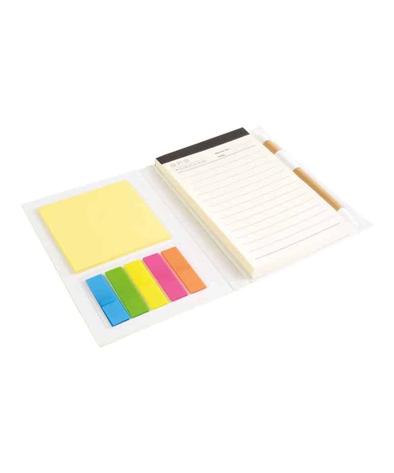 Notes 6x13cm con penna e foglietti adesivi 18408 (min. 50pz) 12 Notes-6x13cm-con-penna-e-foglietti-adesivi-18408-aperto