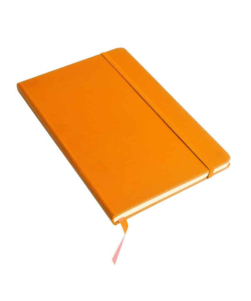 Notes con elastico 17475 (min. 50pz) 17 Notes-A5-con-elastico-tipo-moleskine-17475-arancio