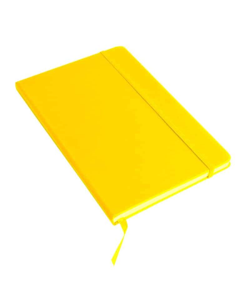 Notes con elastico 17475 (min. 50pz) 16 Notes-A5-con-elastico-tipo-moleskine-17475-giallo
