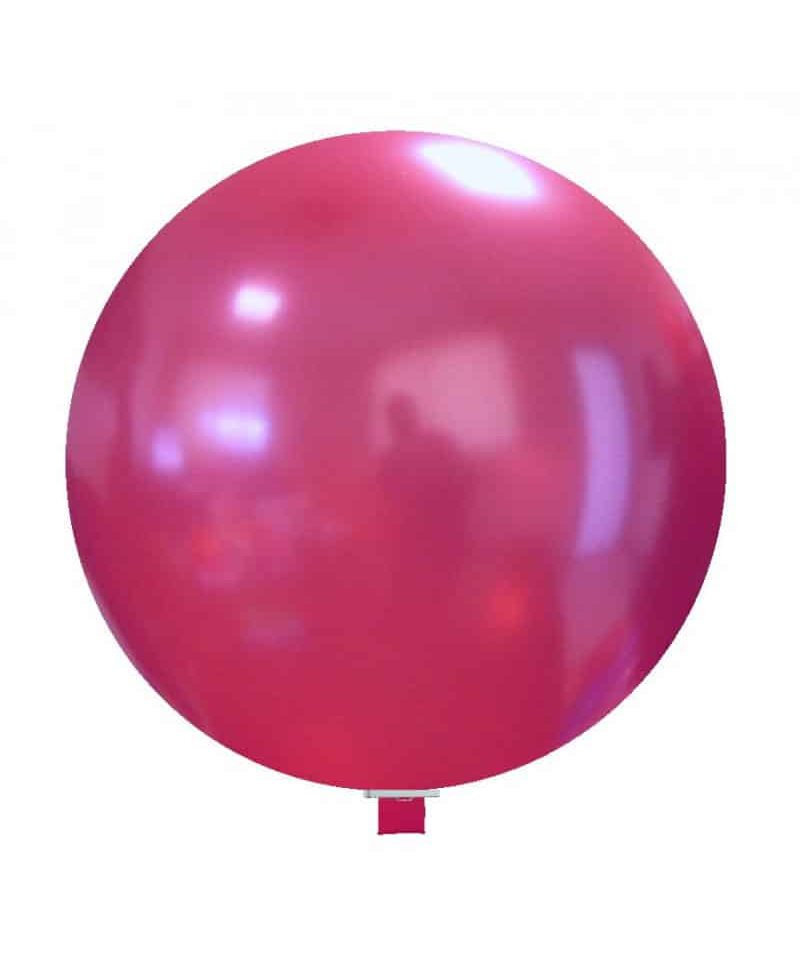 Palloncini personalizzati rotondi giganti metallizzati 75cm (min.10pz) 24 palloncini giganti metallizzati