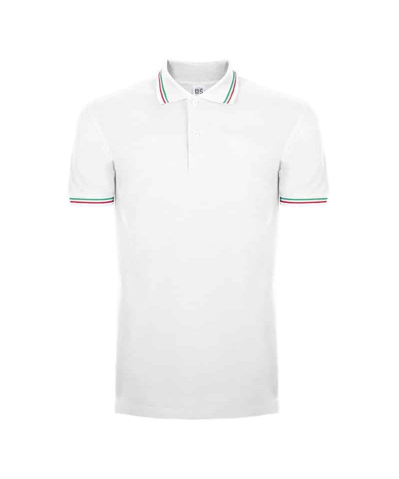 Polo Italia manica corta uomo Black Spider BS200 19 Polo-Italia-manica-corta-uomo-Black-Spider-BS200-bianco