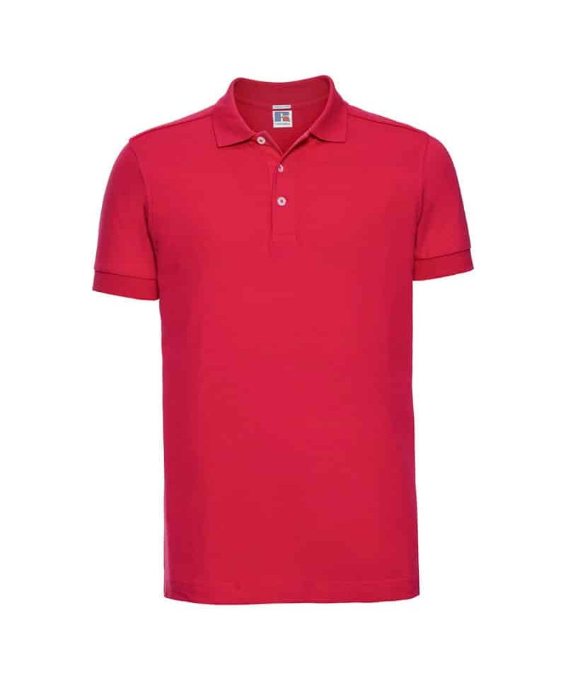 Polo-personalizzate-uomo-stretch-Russell-JE566M-rosso