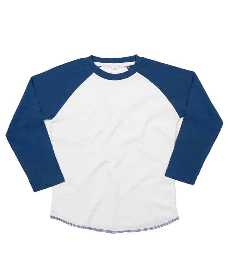 T-shirt-bambino-maniche-lunghe-Mantis-MAHM16-bianco-blu
