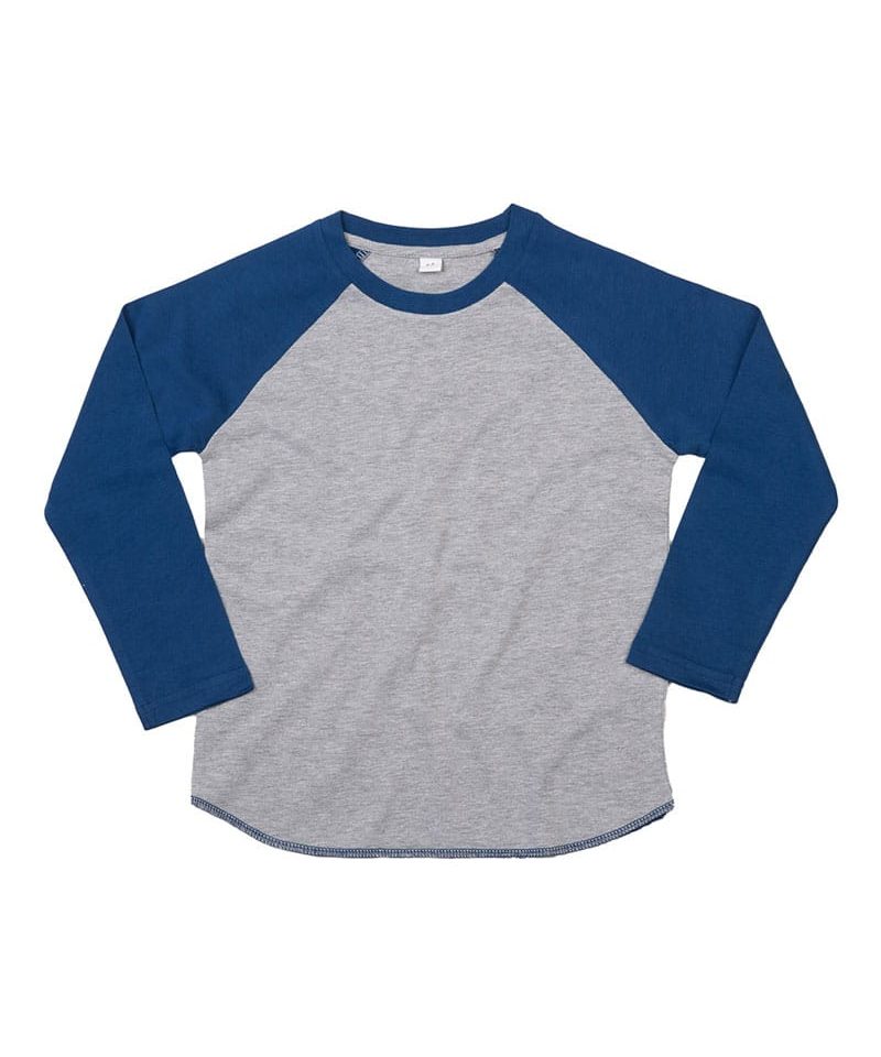 T-shirt-bambino-maniche-lunghe-Mantis-MAHM16-grigio-blu