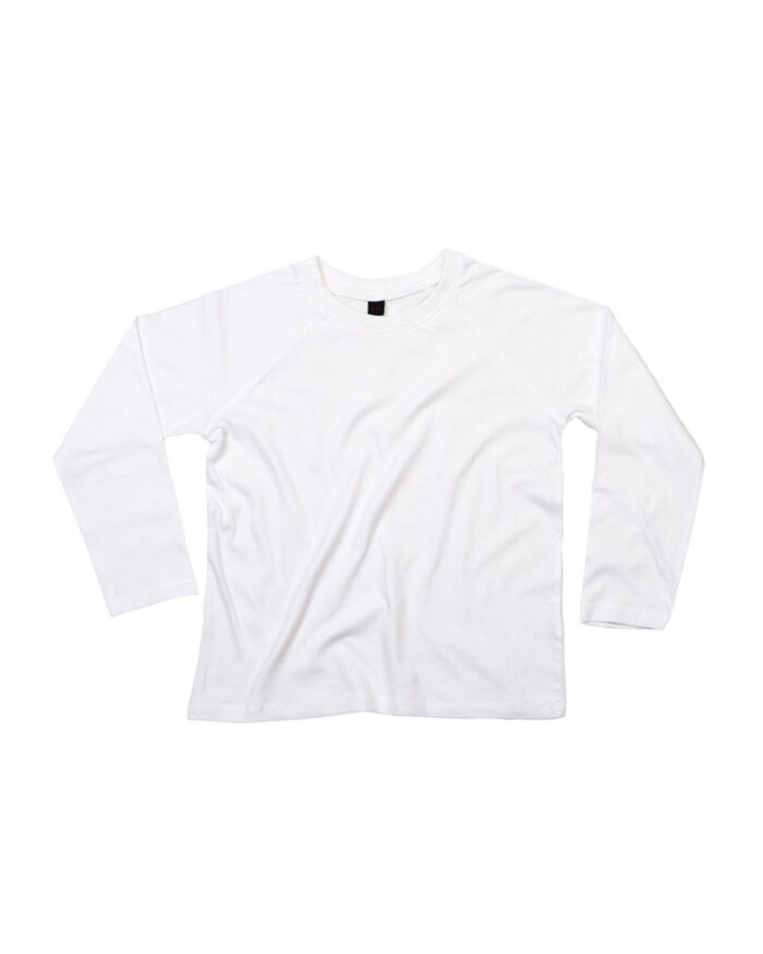 T-shirt-bambino-maniche-lunghe-Mantis-MAHM46-bianco
