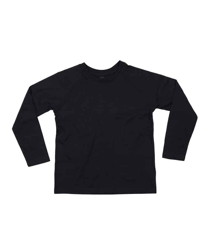 T-shirt-bambino-maniche-lunghe-Mantis-MAHM46-nero