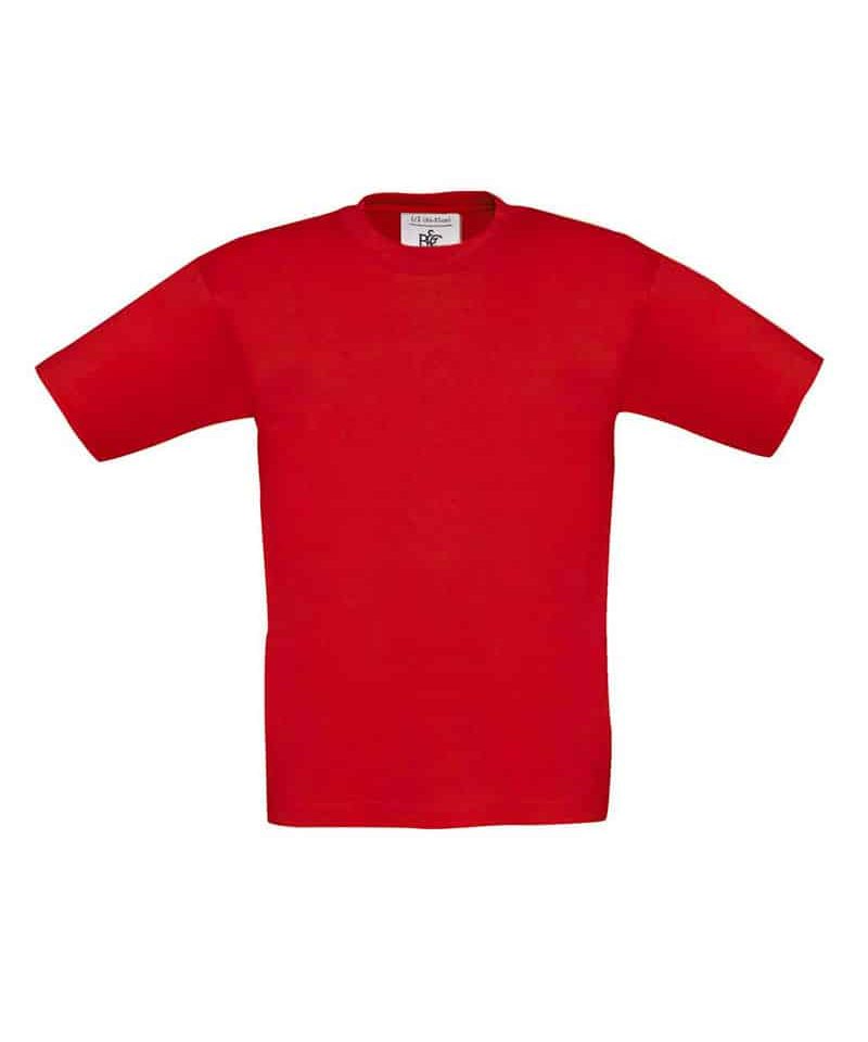 T-shirt bambino BC Collection BCTK300 rosso