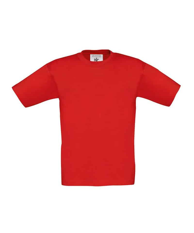 T-shirt bambino BC Collection BCTK300 rosso