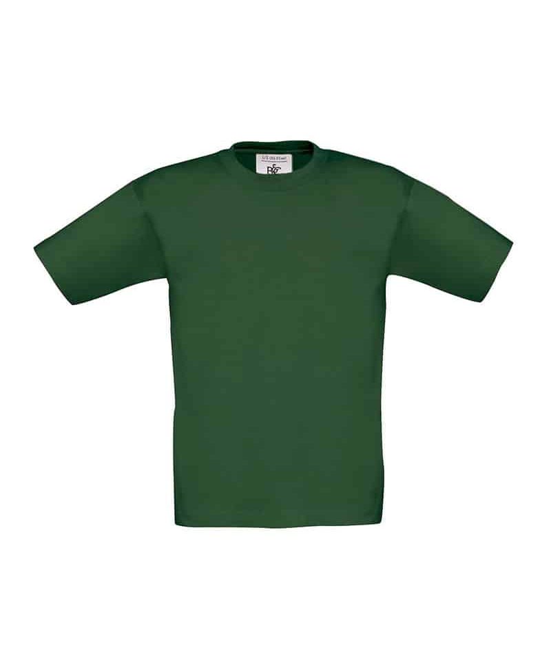 T-shirt bambino BC Collection BCTK300 verde-bottiglia