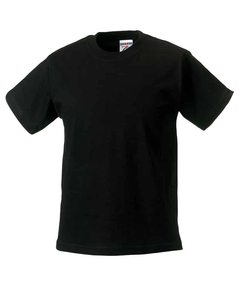 T-shirt-bambino-personalizzate-Russell-Jerzees-JEZT180B-nero