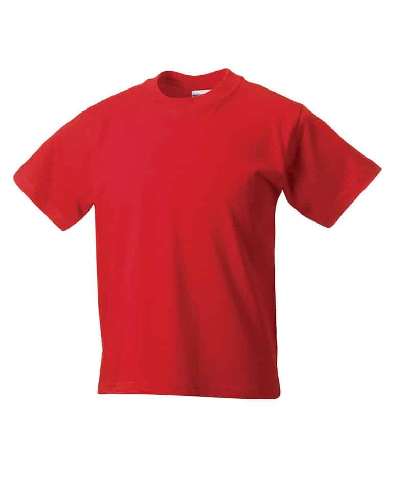 T-shirt-bambino-personalizzate-Russell-Jerzees-JEZT180B-rosso