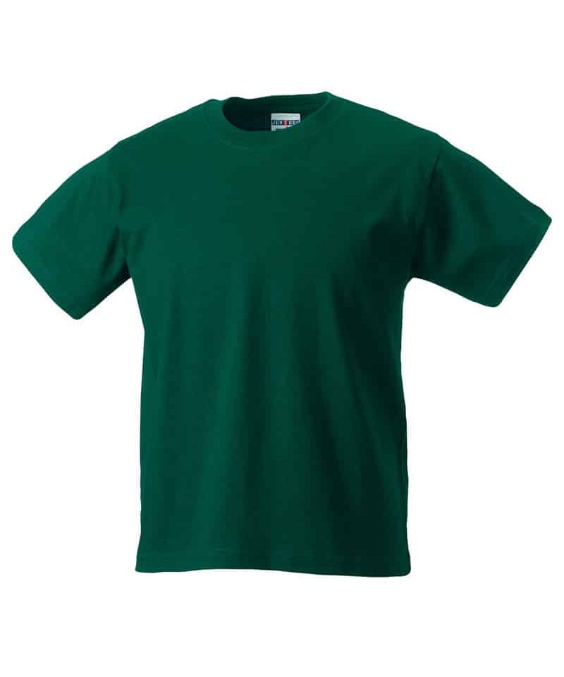 T-shirt-bambino-personalizzate-Russell-Jerzees-JEZT180B-verde-bottiglia