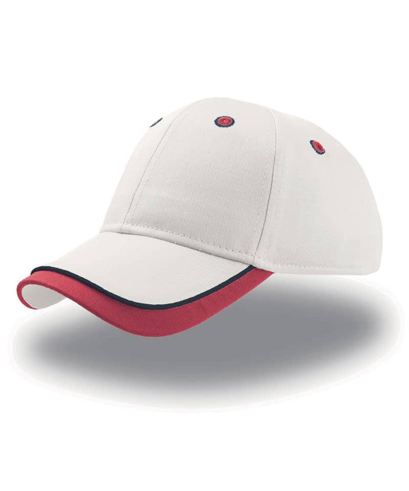 cappellini-bambini-racing-personalizzati-Atlantis-ATKIDS-ecru-rosso