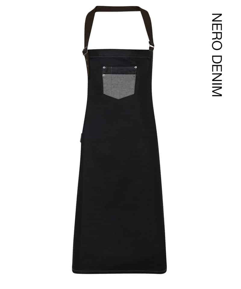 grembiule-con-pettorina-in-cotone-acrilico-e-jeans-Premier-PR136-nero-denim