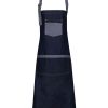 Grembiule con pettorina in jeans Premier PR127 2 grembiule-con-pettorina-in-jeans-Premier-PR127-denim-blu