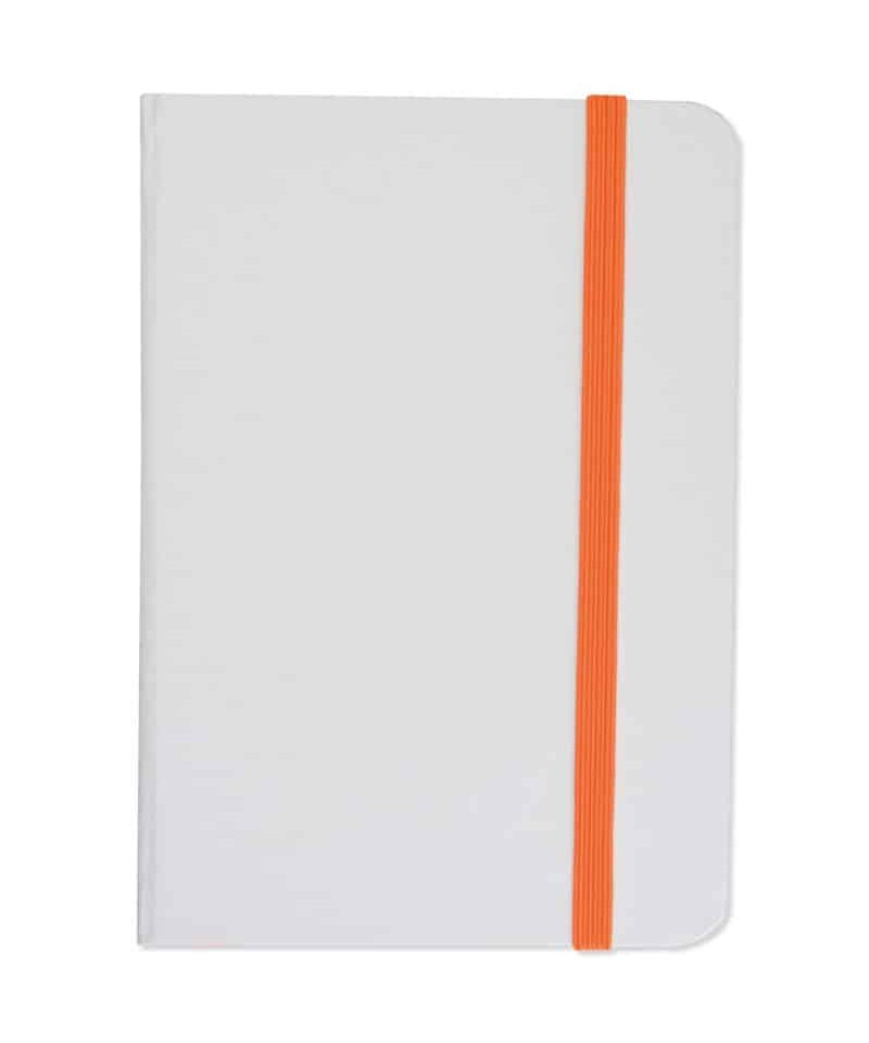 Notes A5 bianco con elastico colorato 17406 12 notes-A5-bianco-con-elastico-colorato-17406-arancio