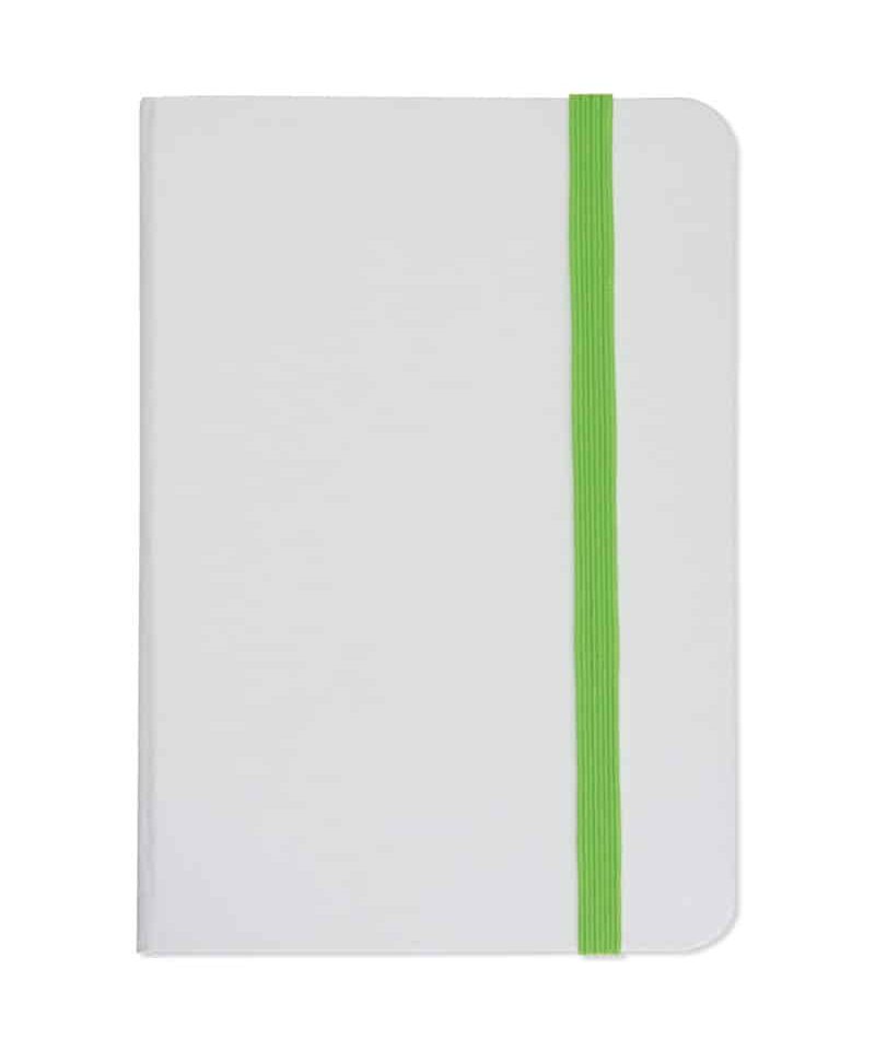 Notes A5 bianco con elastico colorato 17406 18 notes-A5-bianco-con-elastico-colorato-17406-verde-lime