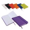 Quaderno 9x15cm con elastico in canvas 18429 (min. 50pz) 2 Notes personalizzati 14414