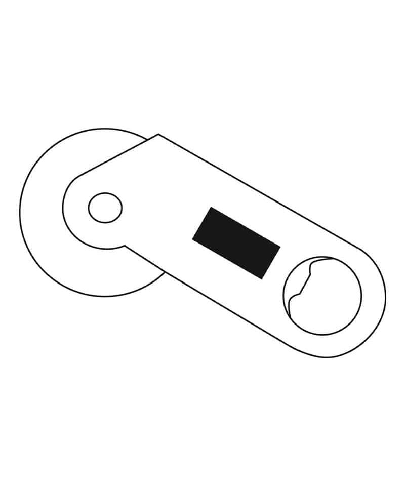 rotelle tagliapizza in plastica con cavatappi 030704 - uso non professionale 10 rotelle-tagliapizza-in-plastica-con-cavatappi-030704-area-di-stampa