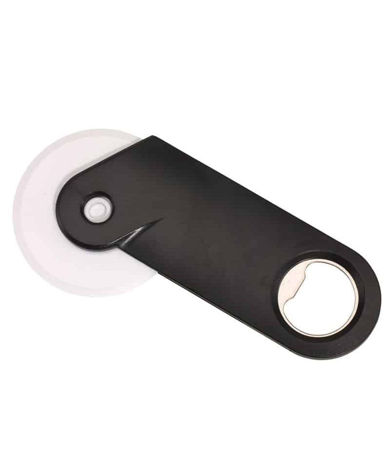 rotelle tagliapizza in plastica con cavatappi 030704 - uso non professionale 14 rotelle-tagliapizza-in-plastica-con-cavatappi-030704-nero