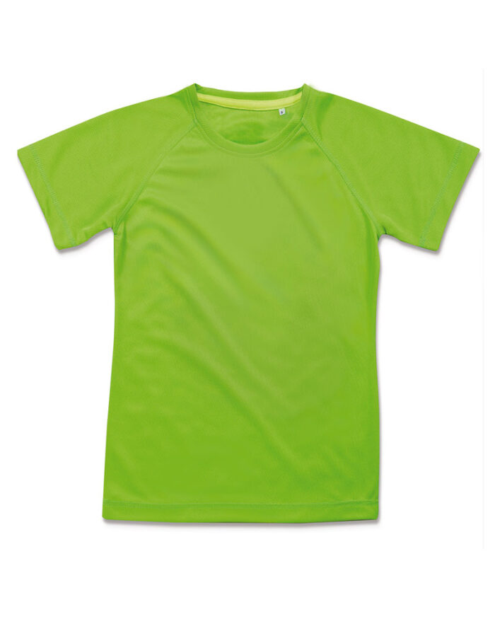 t-shirt-sport-in-poliestere-bambino-Stedman-ST8570-verde-mela