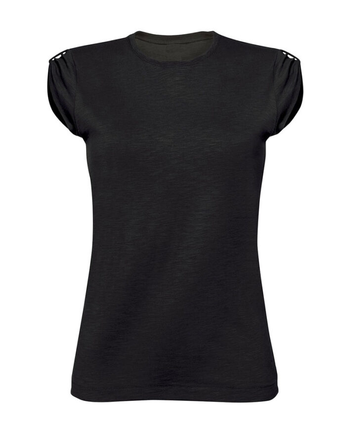 t-shirt-personalizzate-donna-fiammate-Black-Spider-SLUBW02-nero