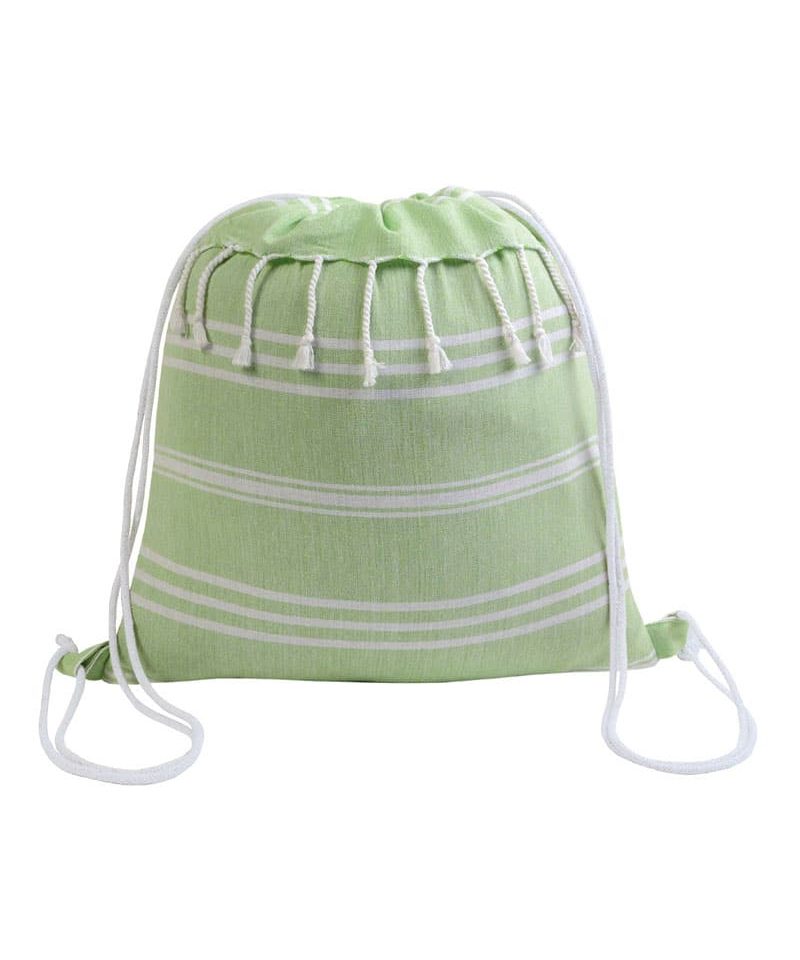 Zainetti in cotone con frange 18140 12 zainetti-in-cotone-personalizzati-con-frange-18140-verde
