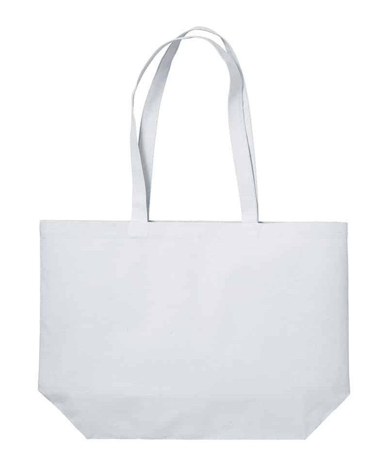Maxi shopper in cotone pesante 17113 | 50x35x16 7 Maxi-shopper-in-cotone-pesante-17113-bianco-fronte