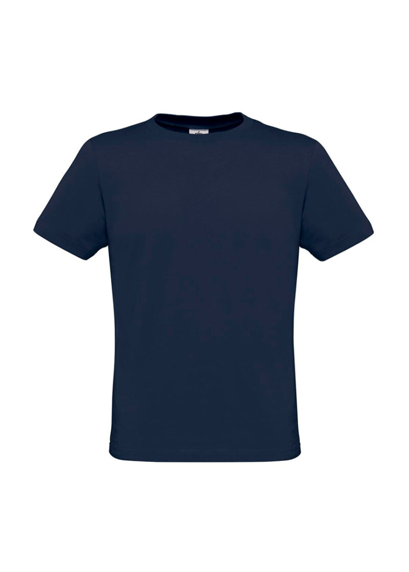 T-shirt manica corta moda B&C collection BCTM010 blu navy