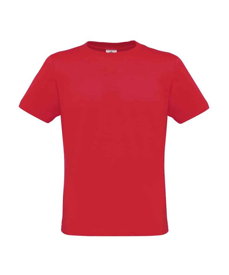 T-shirt manica corta moda B&C collection BCTM010 rosso