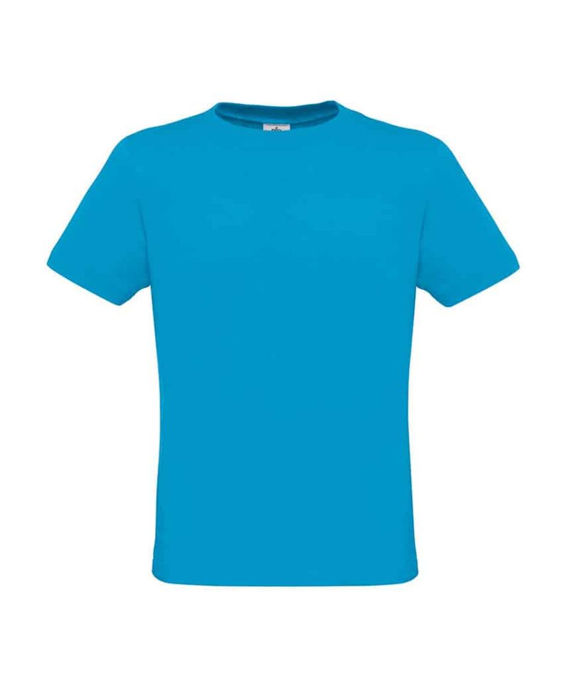 T-shirt manica corta moda B&C collection BCTM010 turchese