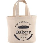 Mini shopper personalizzate in cotone naturale 18107 | 32x24x10cm | Bybrand  Roma