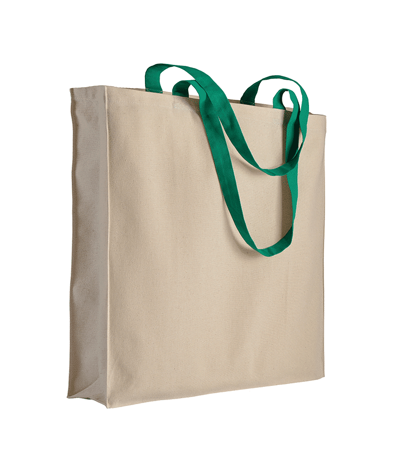 shopper bicolore in cotone con soffietto 17107 31 shopper-bicolore-in-cotone-con-soffietto-17107-verde