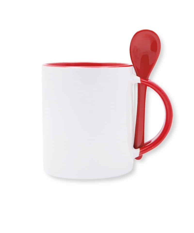 Tazze personalizzabili bicolore con cucchiaino 7419001 9 tazze-personalizzate-bicolore-con-cucchiaino-7419001-rosso