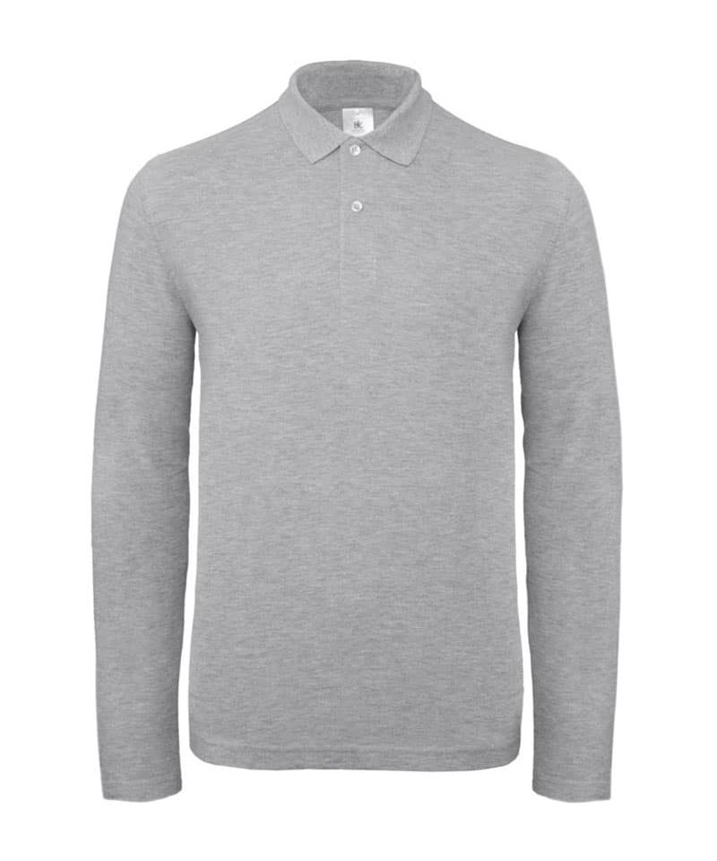 polo-economiche-personalizzate-manica-lunga-BC-collection-BCPUI12-grigio-melange