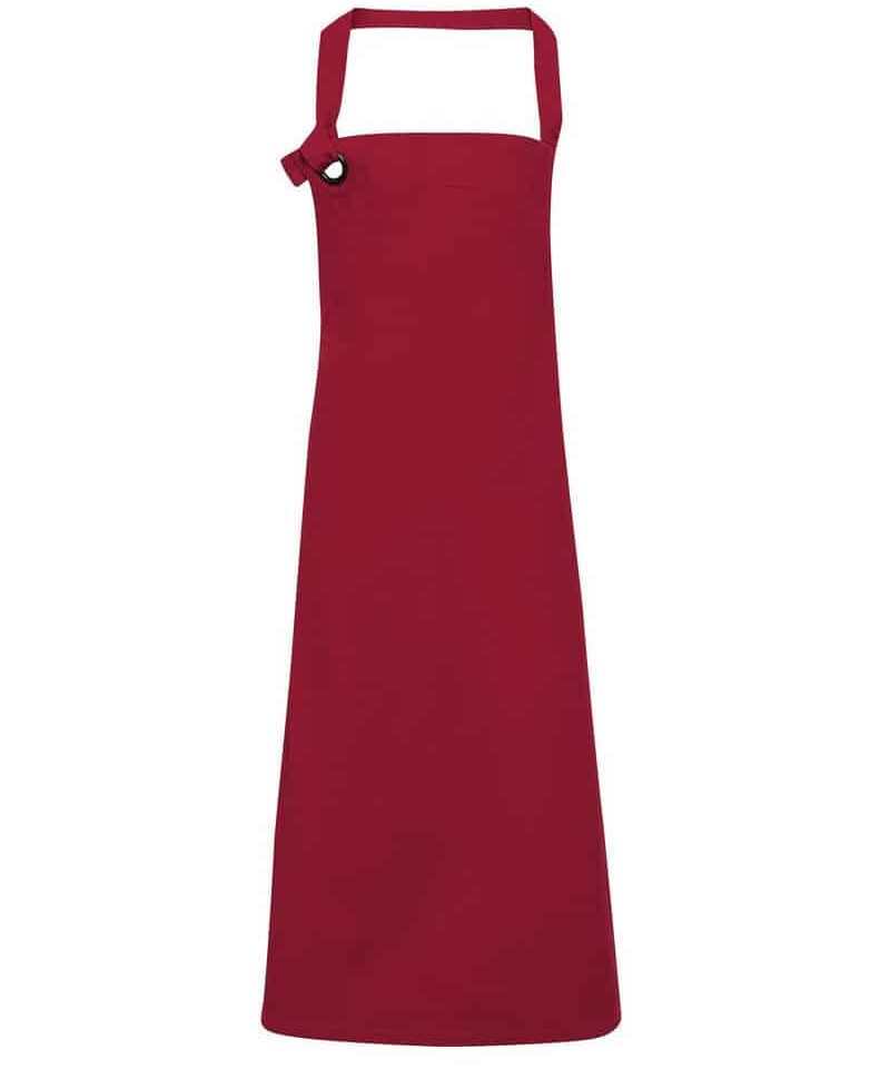 Grembiuli-con-pettorina-in-cotone-Premier-PR130-burgundy