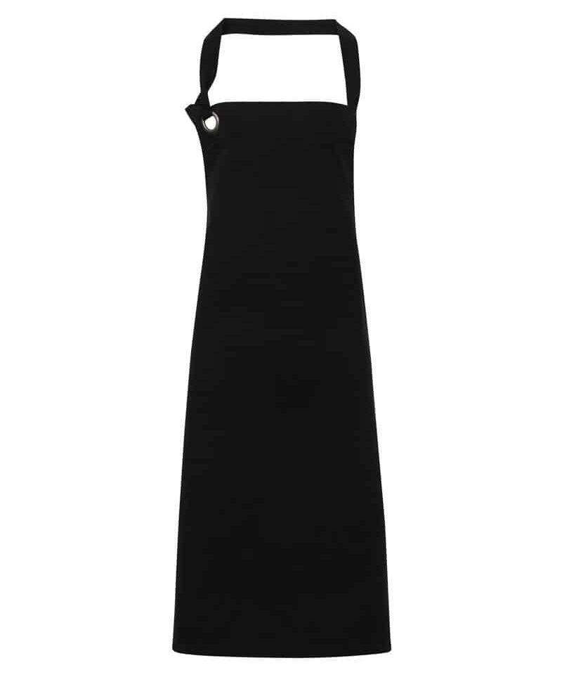 Grembiuli-con-pettorina-in-cotone-Premier-PR130-nero