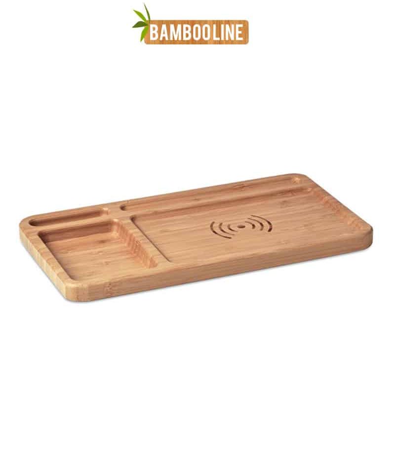 Portaoggetti in bamboo da tavolo con caricatore wireless 9980 9391 9 Portaoggetti-in-bamboo-da-tavolo-con-caricatore-wireless-9980-9391