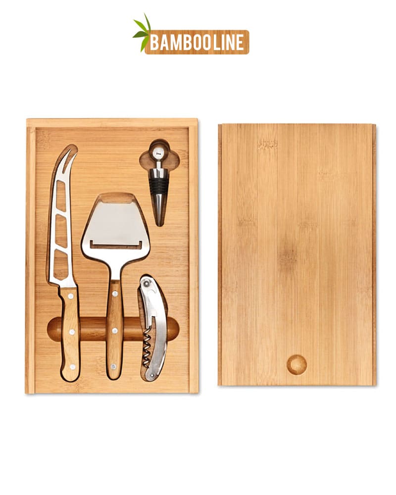 Set formaggio e vino in bamboo 9980 8416 – Bybrand Roma