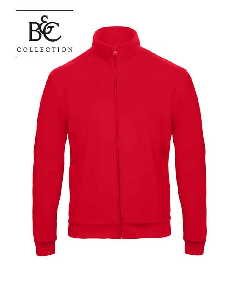 Felpe unisex zip intera BCWUI26 8 Felpe-unisex-zip-intera-BCWUI26-rosso