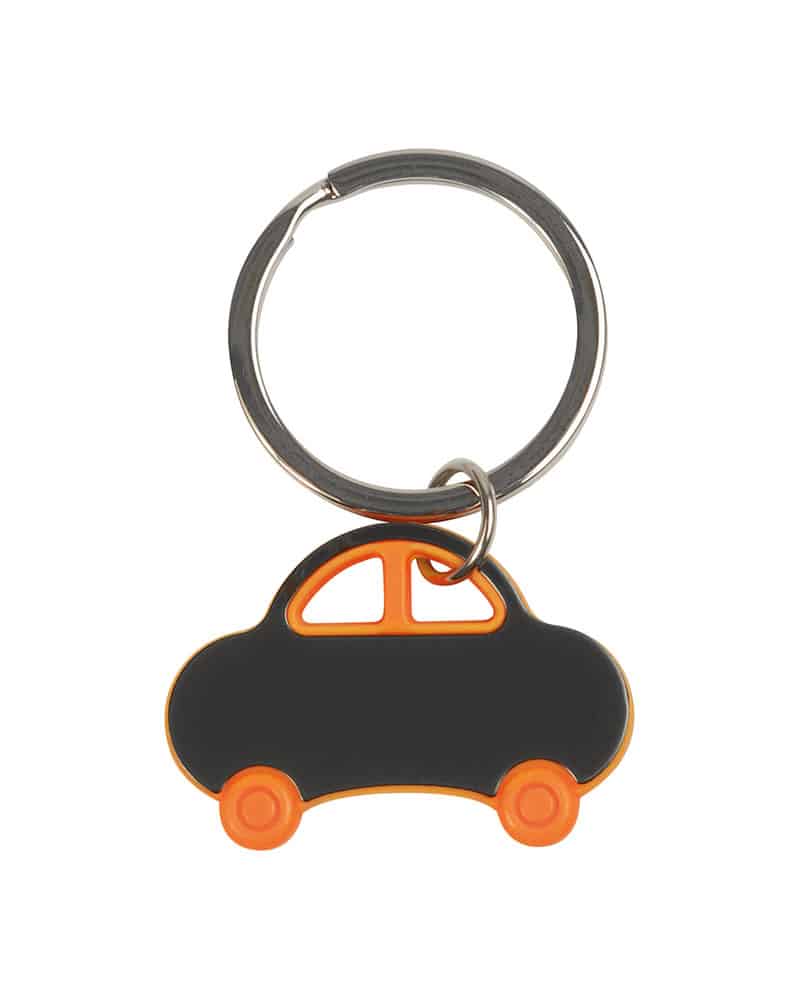 Portachiavi in metallo a forma di auto 16913 (min. 25pz) 4 Portachiavi-in-metallo-a-forma-di-auto-16913-arancio