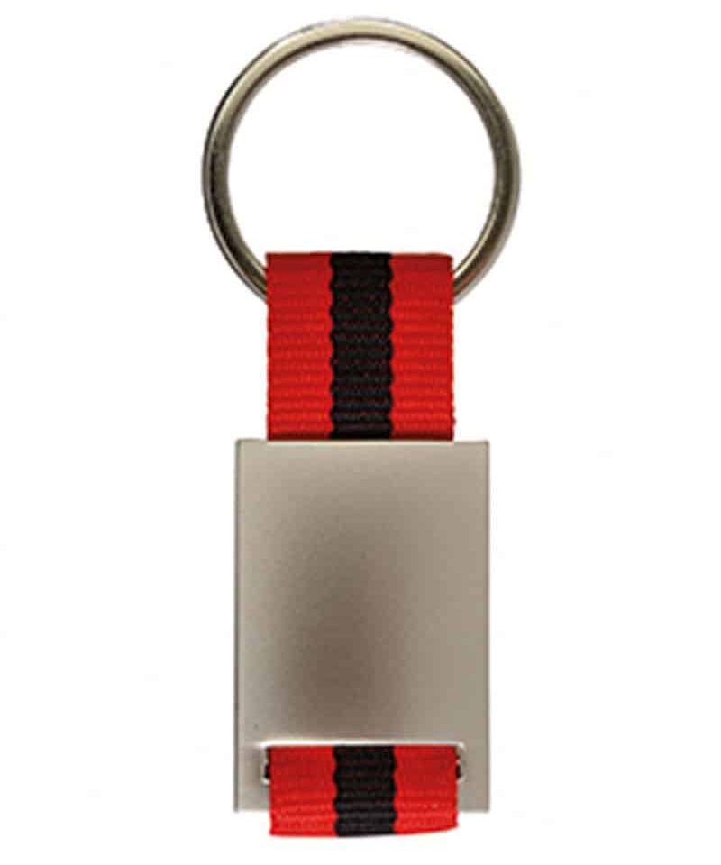 Portachiavi in metallo e nylon confezionato in scatoletta nera 10918 20 Portachiavi-in-metallo-e-nylon-confezionato-in-scatoletta-nera-10918-rosso-nero