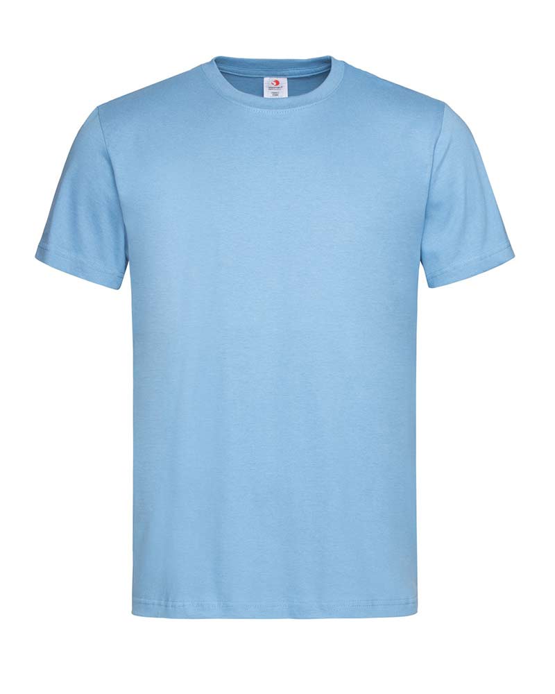 T-shirt uomo manica corta vari colori Stedman ST2000 18 T-shirt-uomo-manica-corta-struttura-vari-colori-ST2000-blu-cielo