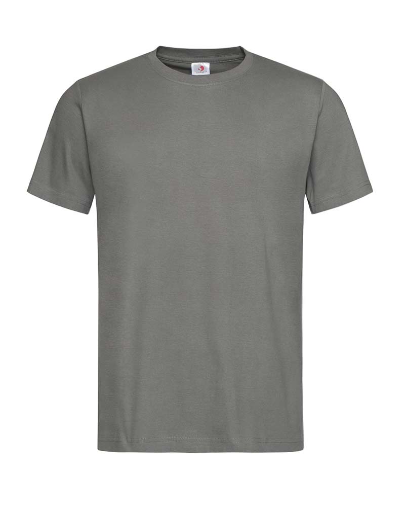 T-shirt uomo manica corta vari colori Stedman ST2000 12 T-shirt-uomo-manica-corta-struttura-vari-colori-Stedman-ST2000-real-grigio