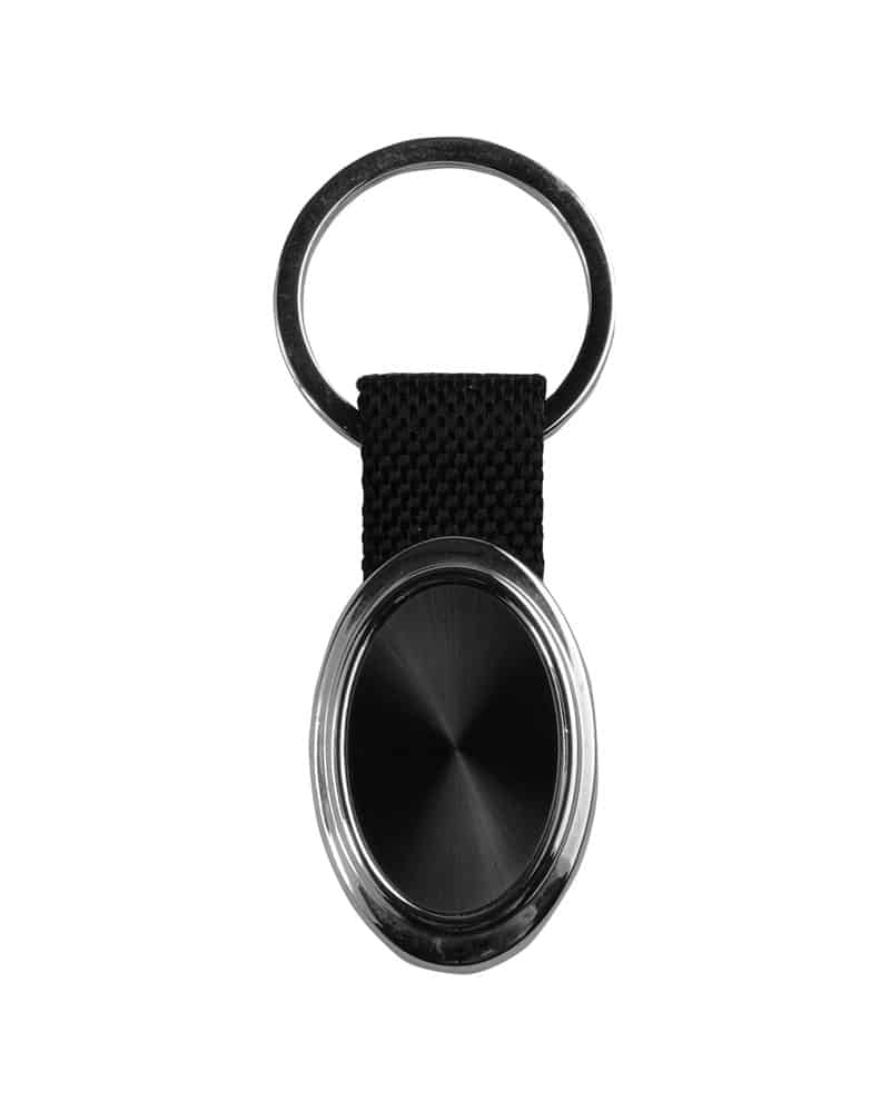 Portachiavi ovale in metallo 12911 (min.25pz) 4 portachiavi-ovale-in-metallo-12911-nero