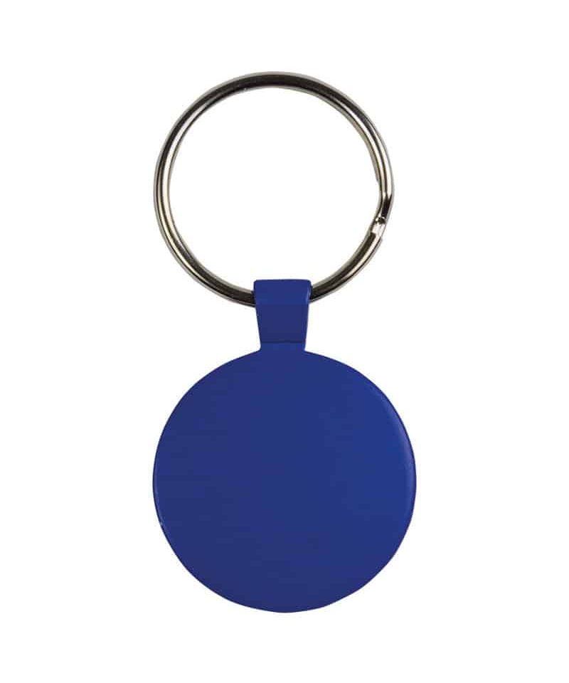 Portachiavi rotondo in metallo 06904 (min. 25pz) 7 portachiavi-rotondo-in-metallo-06904-blu-retro