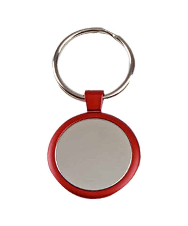 Portachiavi rotondo in metallo 06904 (min. 25pz) 8 portachiavi-rotondo-in-metallo-06904-rosso